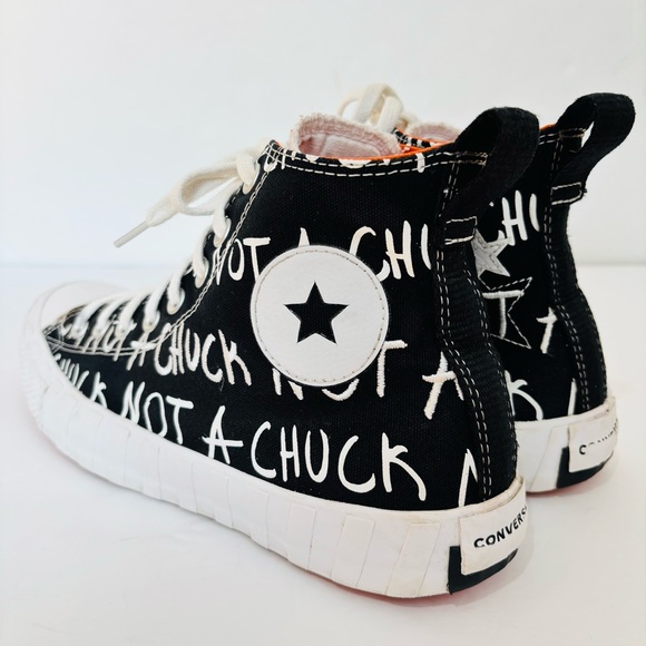 Converse Men's 9 Not a Chuck 70 HI UNT1TL3D Black White Platform Sneakers - Picture 11 of 16